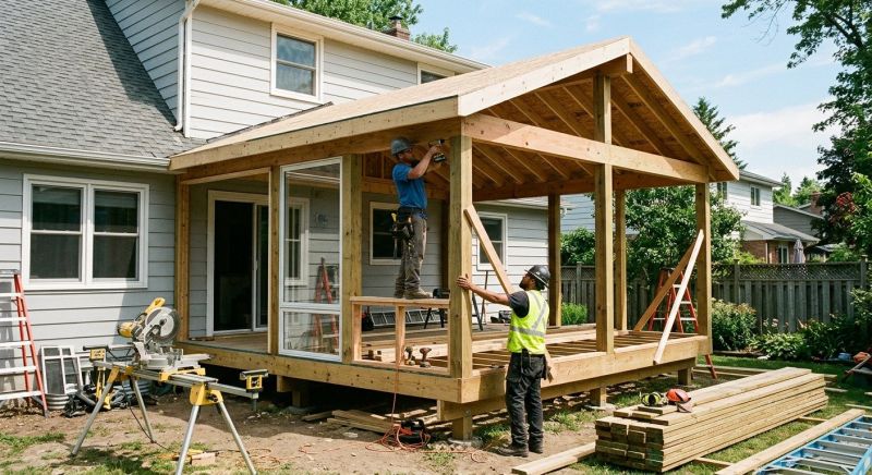 Enclosed Deck Installation in Longmont, CO