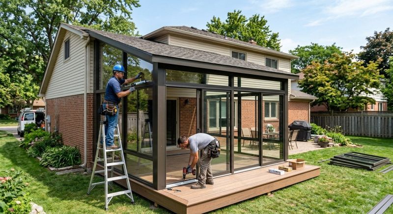 Three Season Room Installation in Boulder, CO