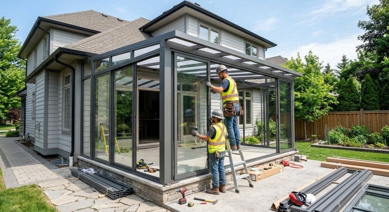 Conservatory Installation in Longmont, CO