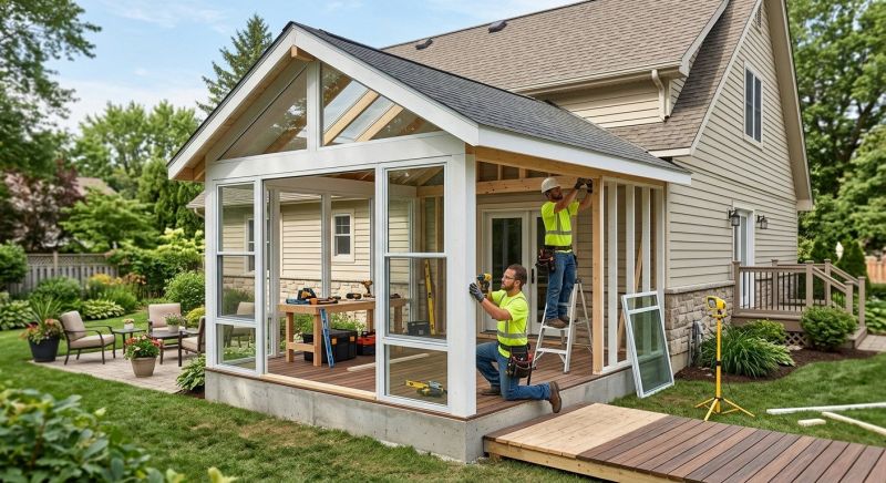 Deck Enclosure Construction in Asheville, NC