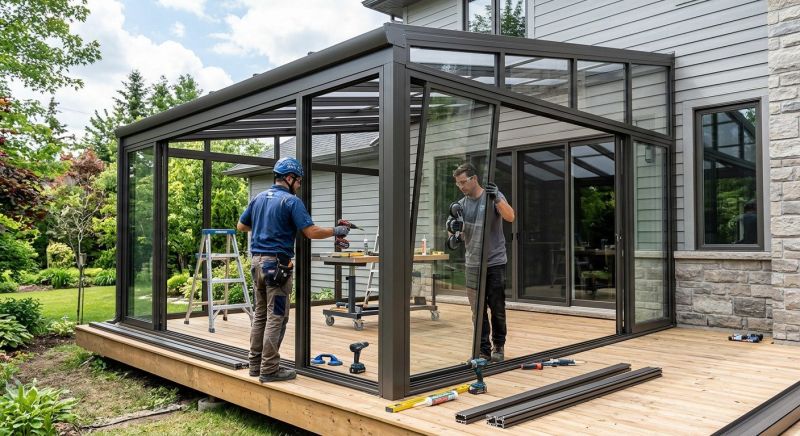 Deck Enclosure Installation in Nashville, TN