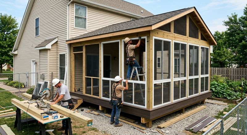 Deck Enclosure Installation in Seattle, WA