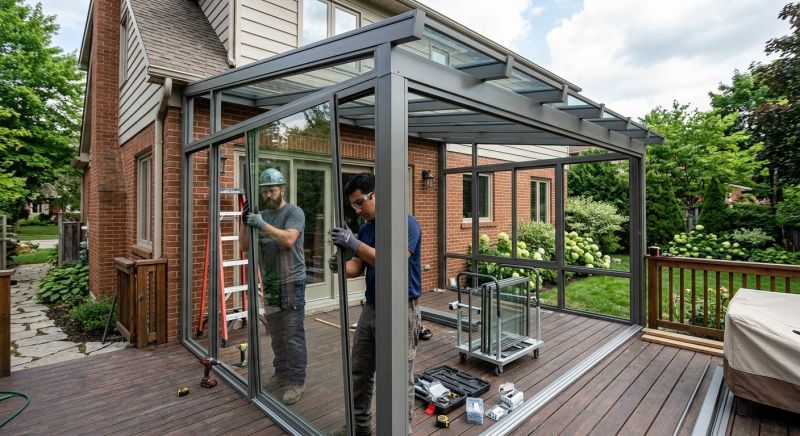 Enclosed Patio Installation in Chattanooga, TN
