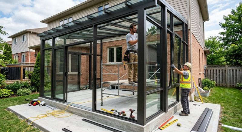 Enclosed Patio Installation in Longmont, CO