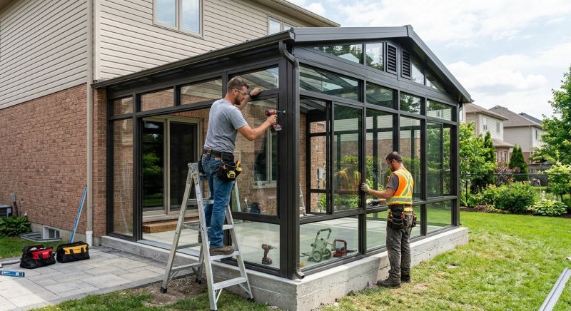 Enclosed Patio Installation in Boulder, CO