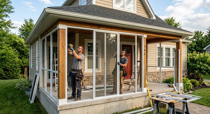 Enclosed Porch Construction in Charlotte, NC
