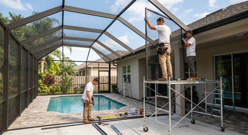 Lanai Enclosure Installation in Knoxville, TN