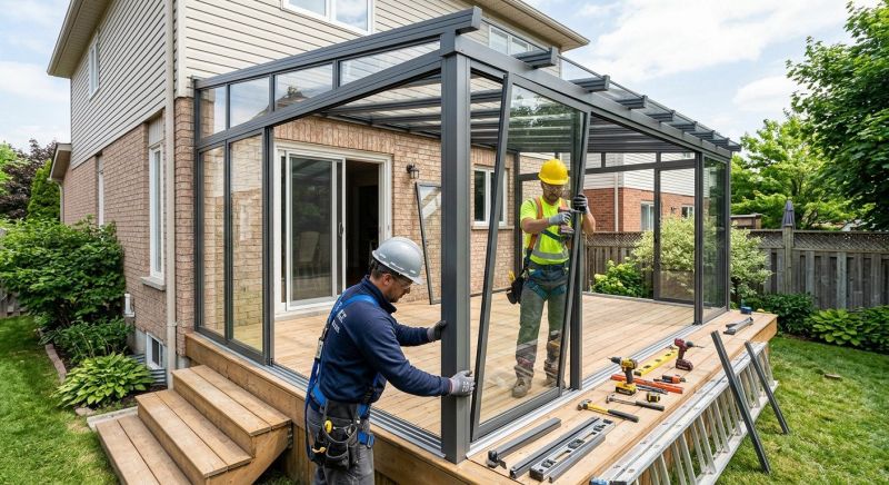 Lanai Enclosure Installation in Knoxville, TN