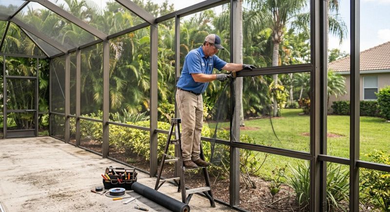 Lanai Enclosure Repair in Austin, TX