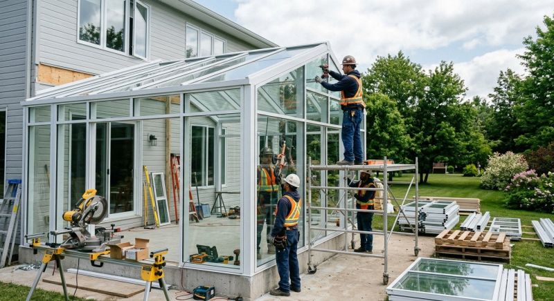 Sunroom Addition Construction in Boulder, CO